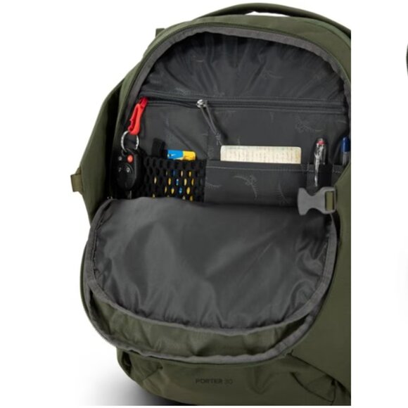 Osprey Porter 30L Carry On Travel Backpack - Petunia Blue color. - Picture 7 of 16